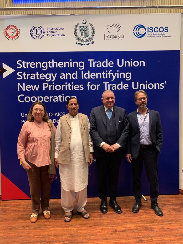 Iscos riapre l'ufficio in Pakistan dopo cinque anni e pone le basi per future collaborazioni con le organizzazioni sindacali locali.